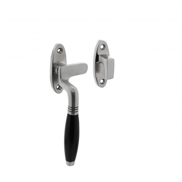 Raamsluiter Jaren 30 / Nikkel Chroom - Links