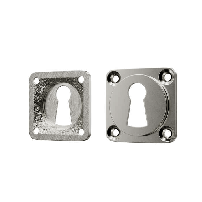 Set Sleutelplaatjes Nikkel Donker