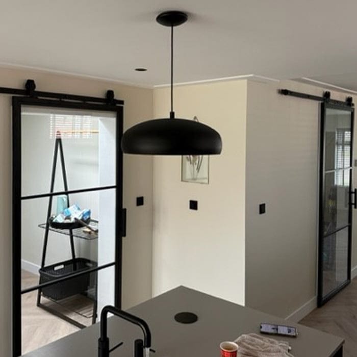 Stalen schuifdeur Smartline 3-vaks helder glas 220x100 - Afbeelding 3