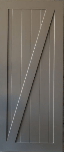 Maatwerk Schuifdeur Vuren Z Design Omlijst