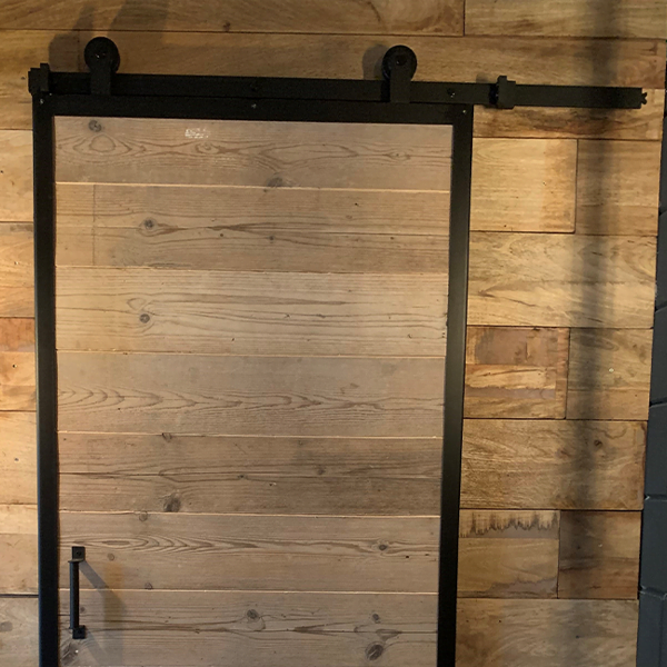 Maatwerk Schuifdeur Steigerhout met Staal