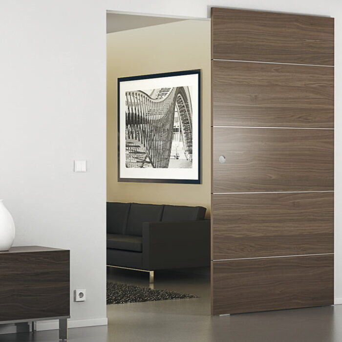 Schuifdeursysteem onzichtbaar