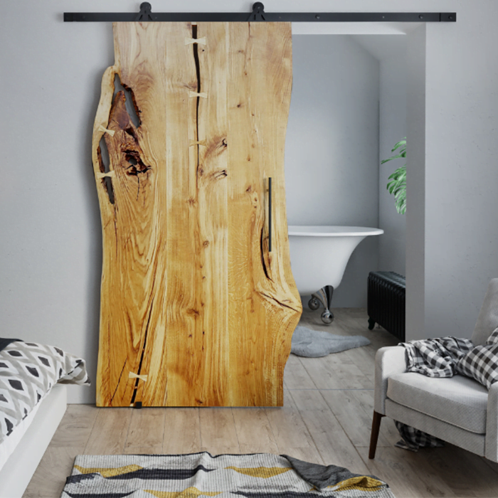 Schuifdeur Eiken Onbehandeld