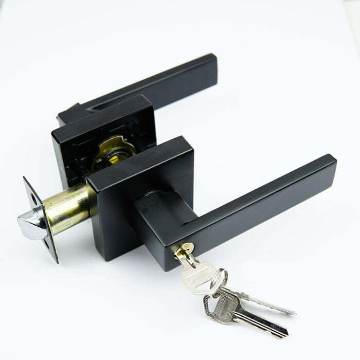 Deurklink Slimline met sleutelslot