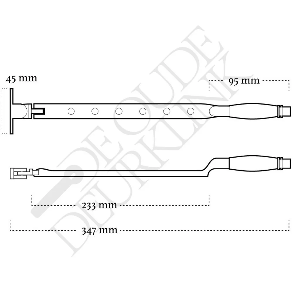 Raamuitzetter Deco glanzend nikkel - Afbeelding 5