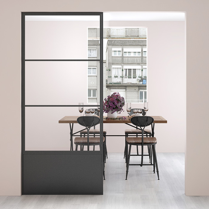 Maatwerk vast stalen paneel Smartline zwart - Afbeelding 7