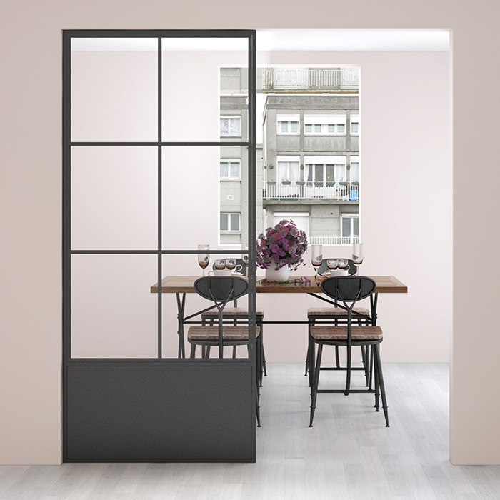 Maatwerk vast stalen paneel Smartline zwart - Afbeelding 6