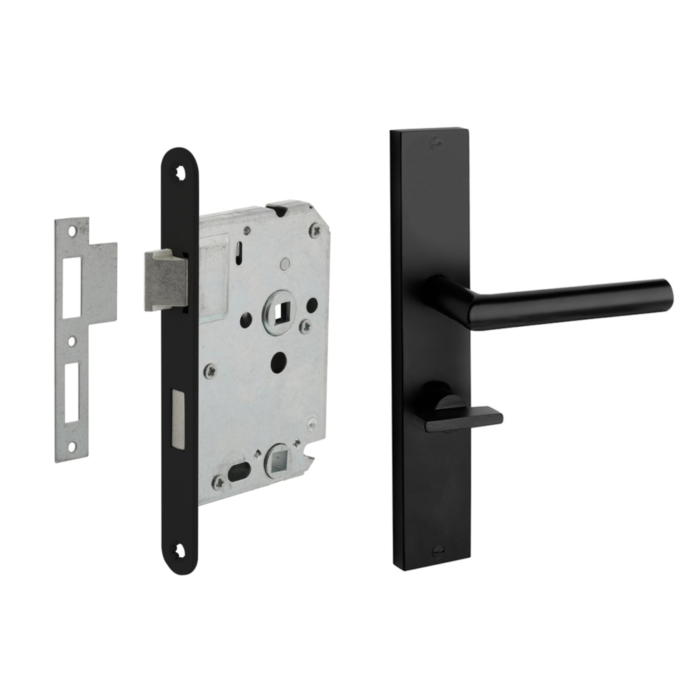 Deurbeslag set Ferro met loopslot en toilet-/badkamer sluiting