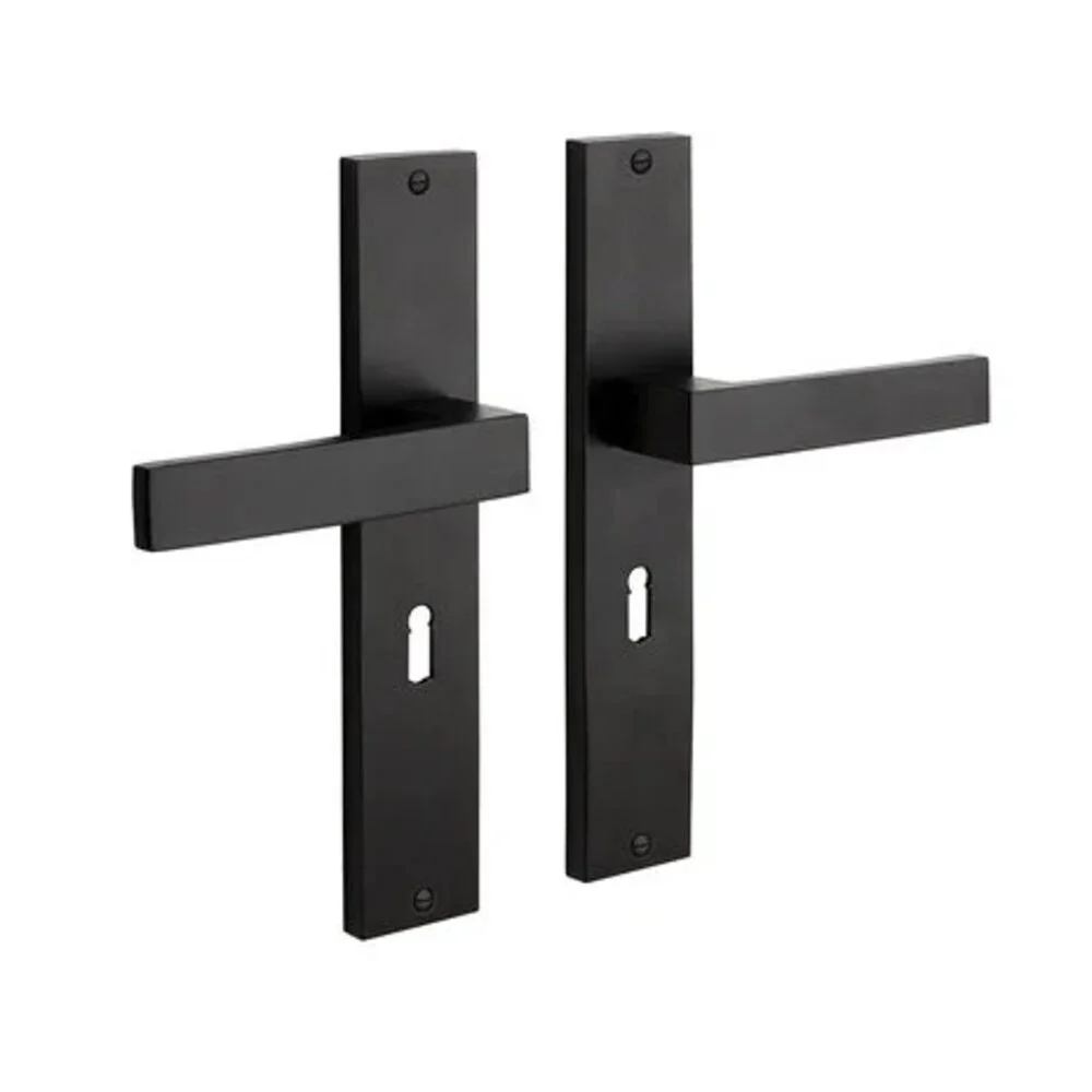 Deurbeslag set Lusso met sleutelgat en klavier dag-en nacht slot - Afbeelding 2