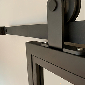 Schuifdeursysteem Colorline incl. rails grijs blauw