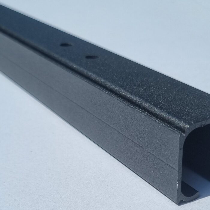 Schuifdeursysteem zwart wand en plafondmontage zonder softclose SL01