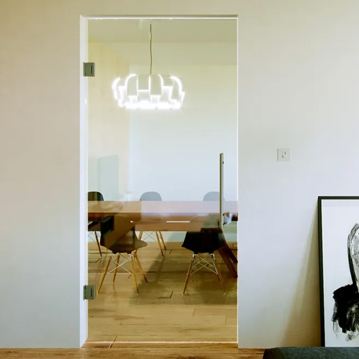 Glazen taatsdeur met helder gehard veiligheidsglas - Afbeelding 3