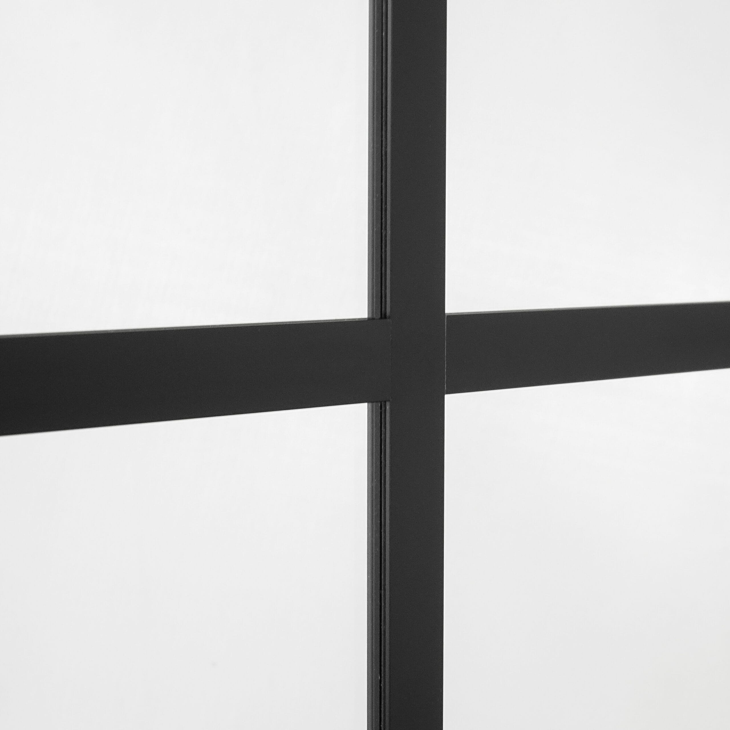 Schuifdeur Spiegel Eikenhout 8 vaks 100x210 - Afbeelding 4