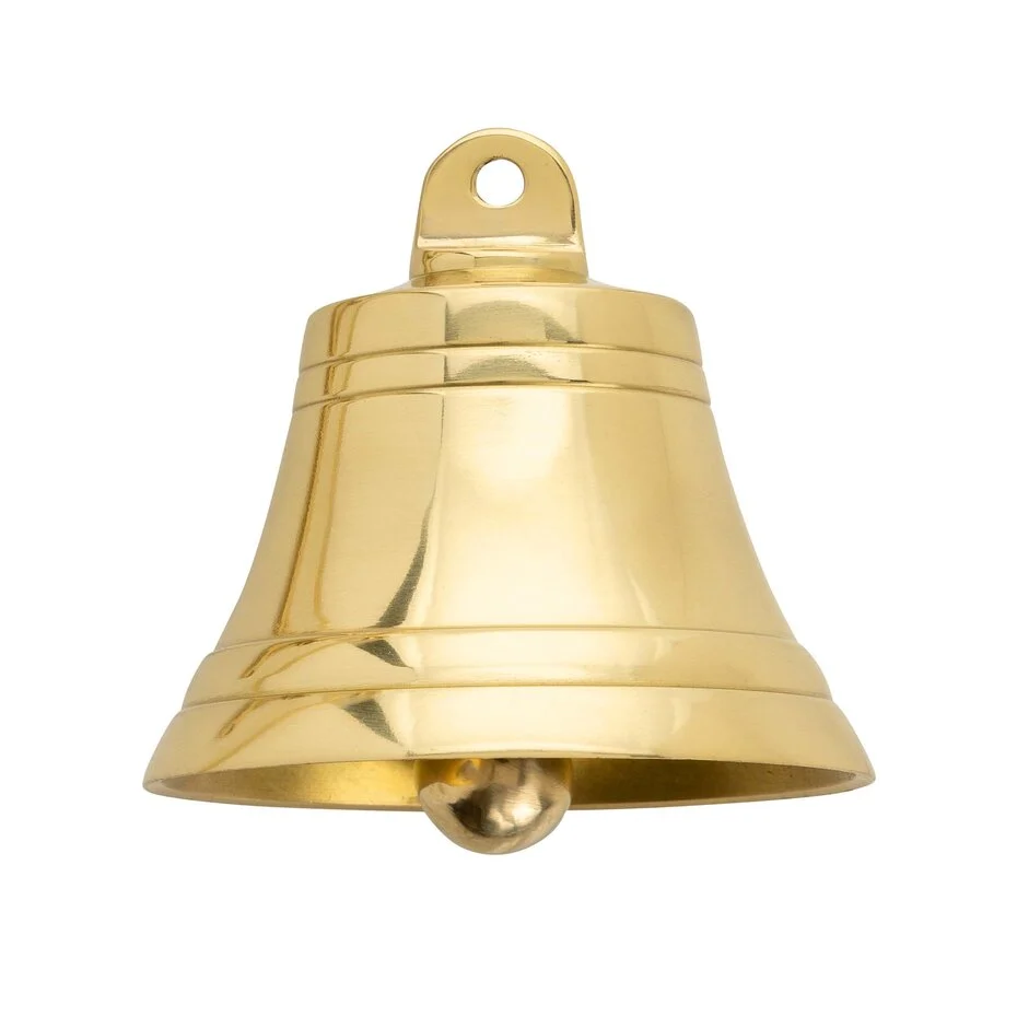 Klassieke trekbel messing gelakt - Afbeelding 2