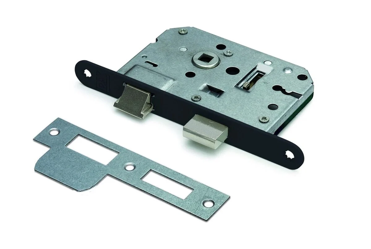 Deurbeslag set met sleutelrozet en deurklink Tondo zwart - Afbeelding 4