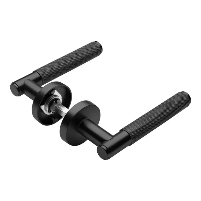 Deurklink Luxor in mat zwart